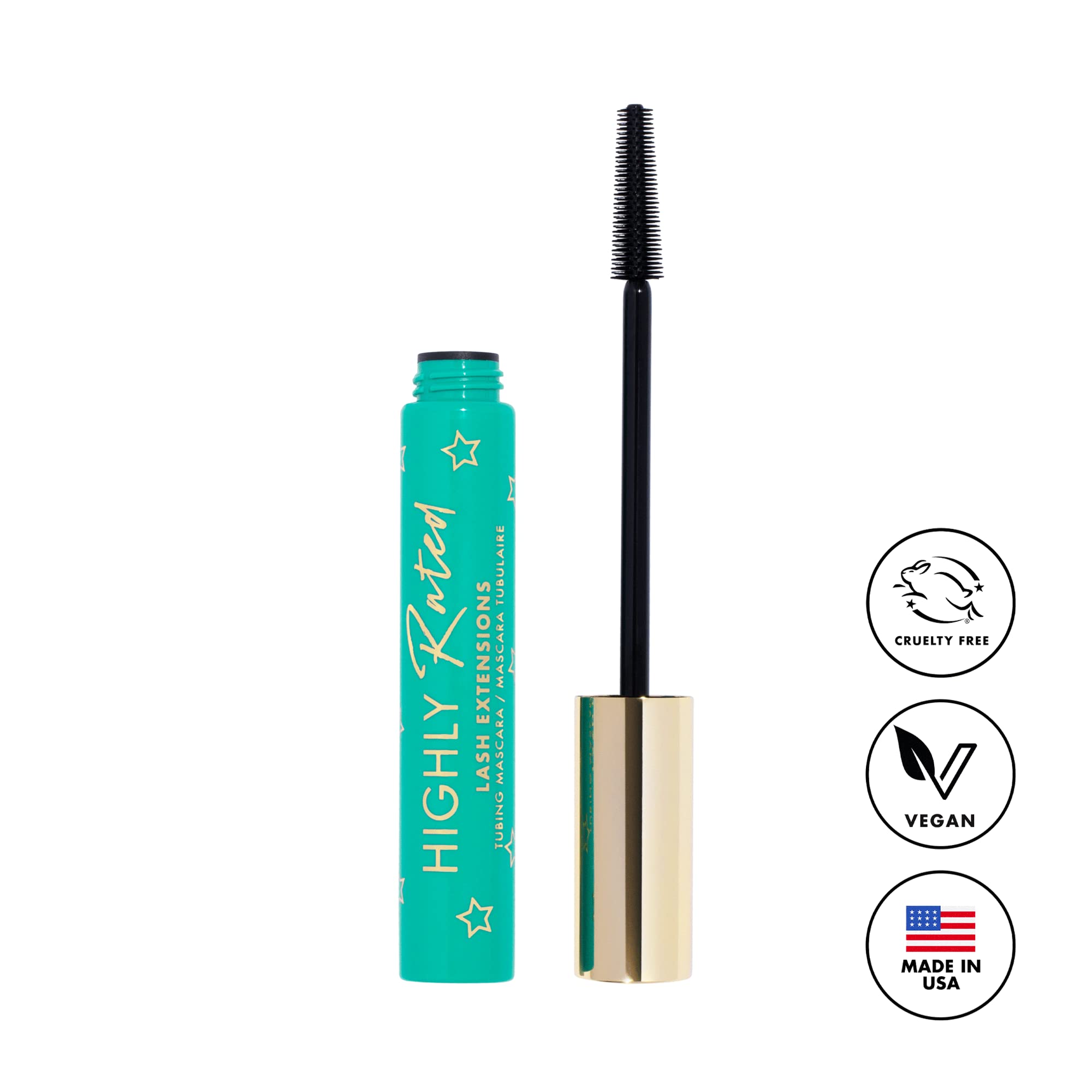 Milani Tubing Mascara water-resistance test image demonstrates long wear.