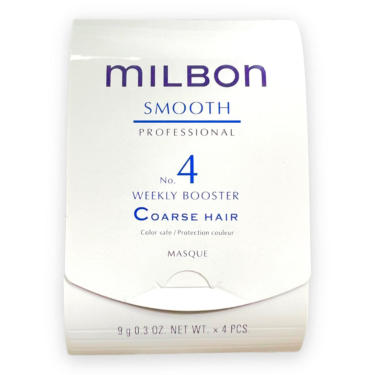 Milbon Smooth No.4 Weekly Booster pack shot for coarse hair