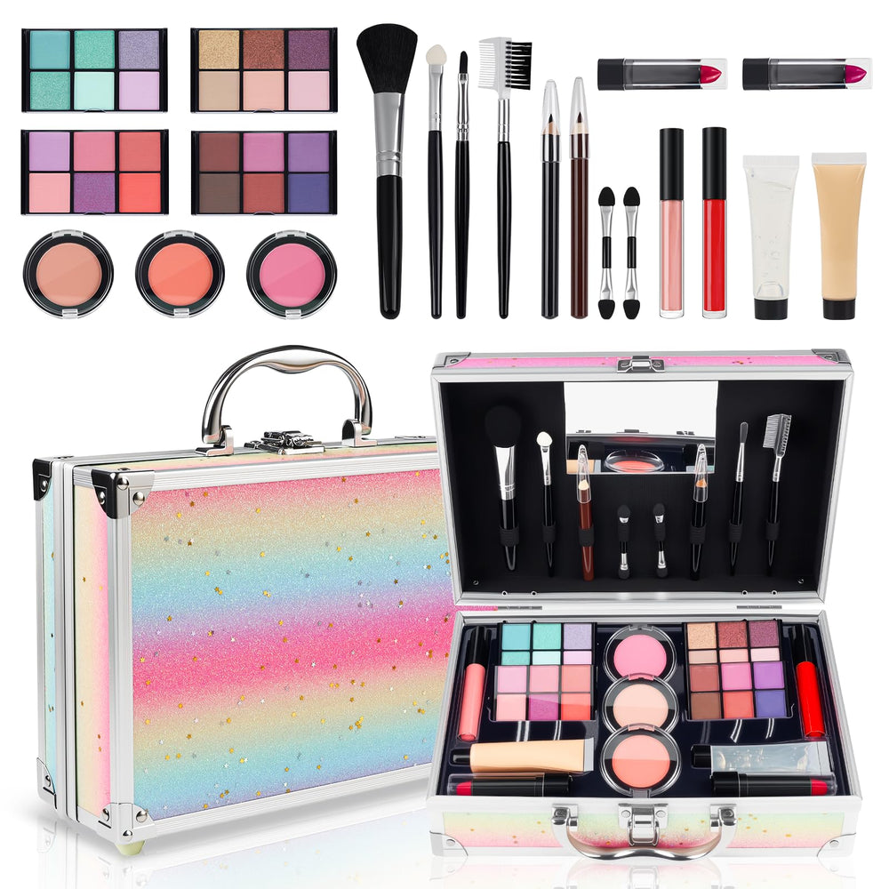 Mileonaim makeup kit teens 24-color eyeshadow palette for versatile beginner looks