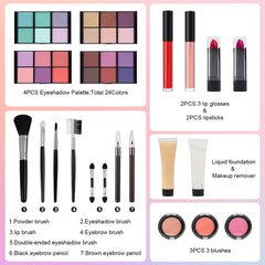 Mileonaim makeup kit teens lipsticks offer quick shade changes