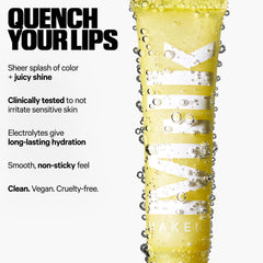 Milk Makeup 12x award-winning lip stain swatch showing bold red color.