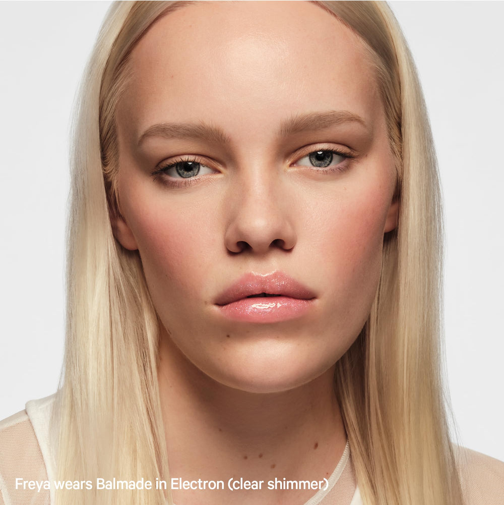 Milk Makeup Balmade banana juice close-up signals hydration balance.