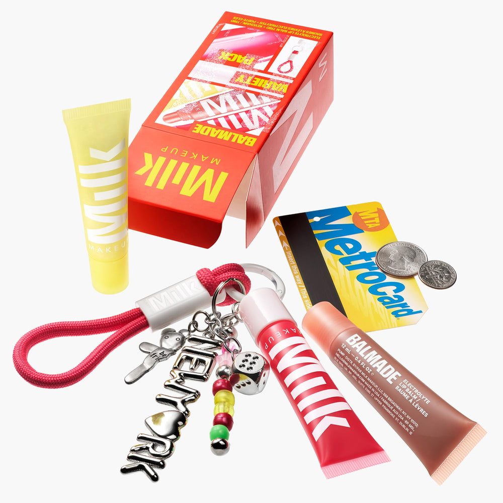 Milk Makeup Balmade outer corners to inner glide for fuller lips