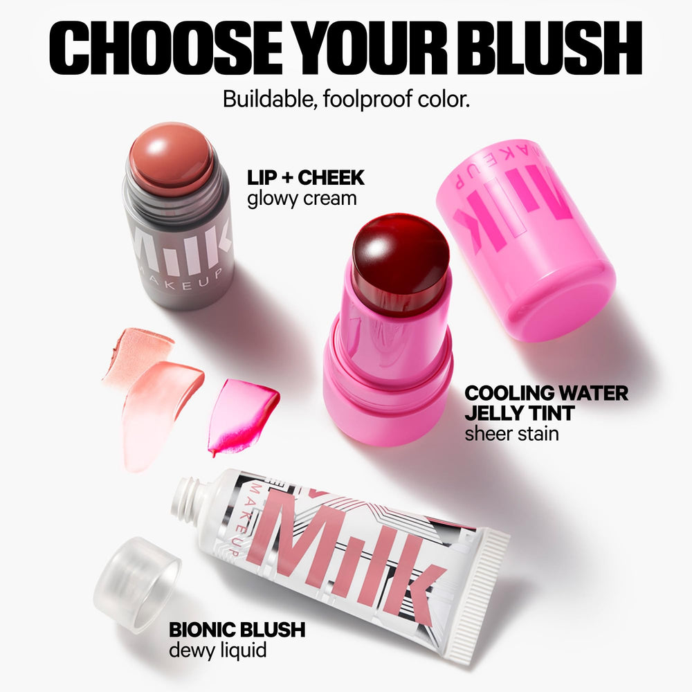 Milk Makeup Bionic Blush Infinity packaging emphasizes vegan, cruelty-free appeal