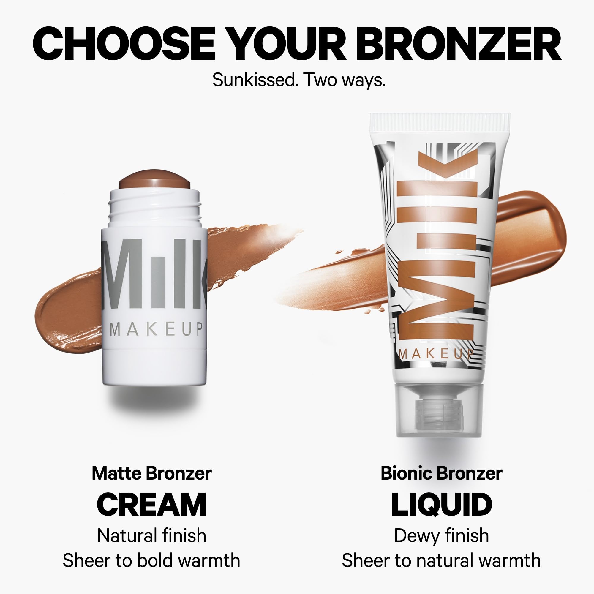 Milk Makeup Bionic Bronzer vegan and cruelty-free makeup choice.