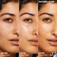 Milk Makeup Cloud Glow Foam Primer foam close-up showing lightweight texture.