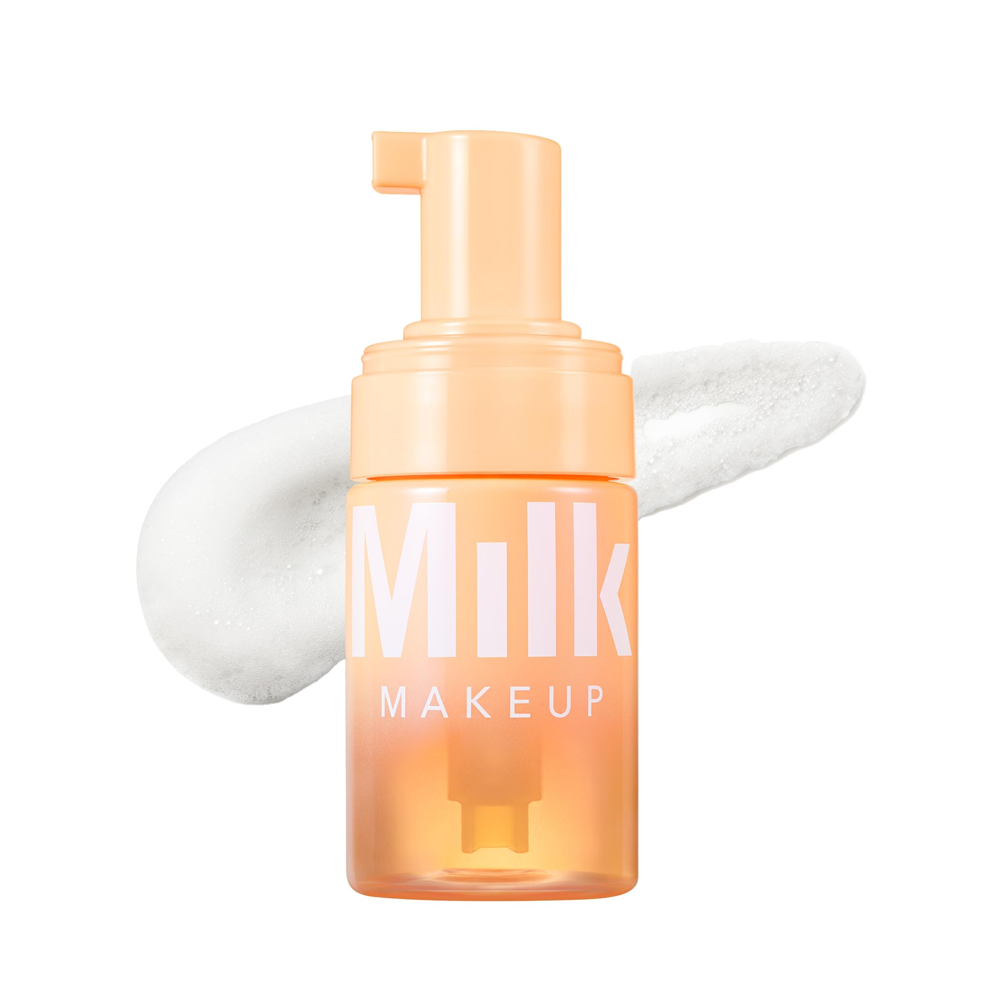 Milk Makeup Cloud Glow Foam Primer pump bottle for radiant, hydrated skin.
