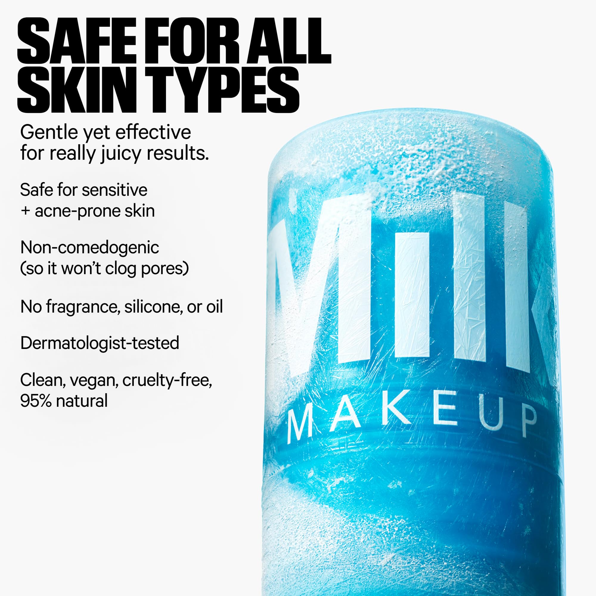 Milk Makeup Niacinamide focus shows pore-minimizing appearance support.