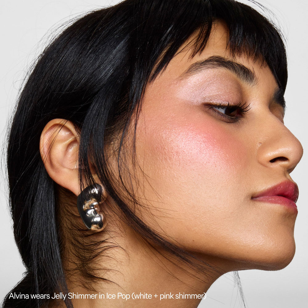 Milk Makeup Jelly Shimmer eye shimmer brightens lids with cooling feel.