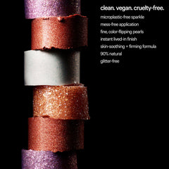 Milk Makeup Cooling Water Jelly Shimmer swatch on hand shows sheer, buildable radiance