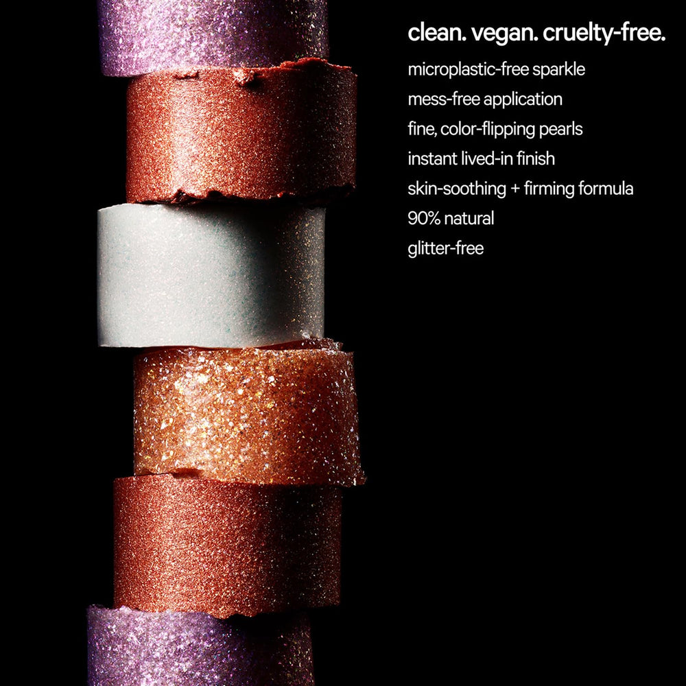 Milk Makeup Cooling Water Jelly Shimmer swirl application for weightless shimmer