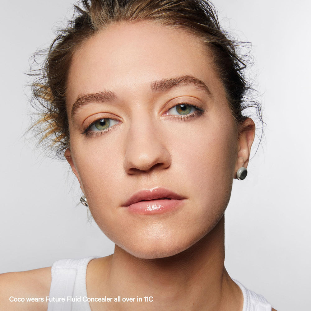 Milk Makeup Future Fluid Concealer 11C blend and apply for versatile coverage.