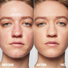 Milk Makeup Future Fluid Concealer 11C dark circles coverage for refreshed under-eyes.