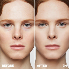 Close-up of applicator with Milk Makeup Future Fluid Concealer 3N.