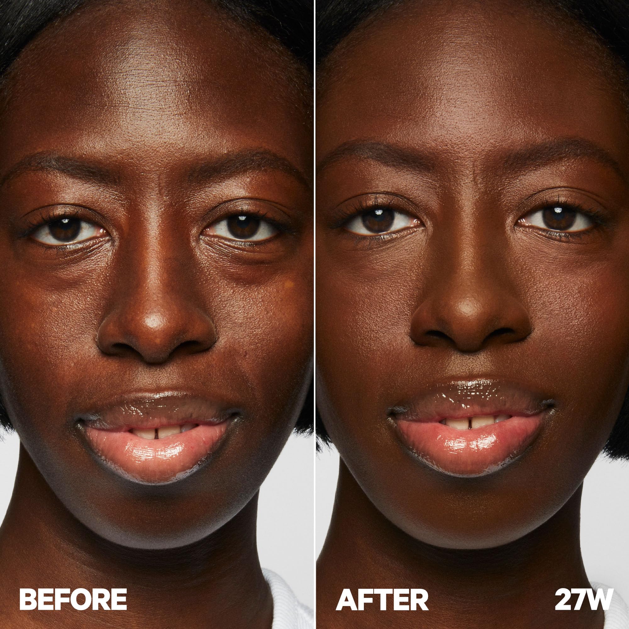 Swirl of Milk Makeup Future Fluid concealer on skin for natural finish and coverage.