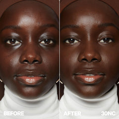 Milk Makeup Future Fluid concealer texture and application on skin