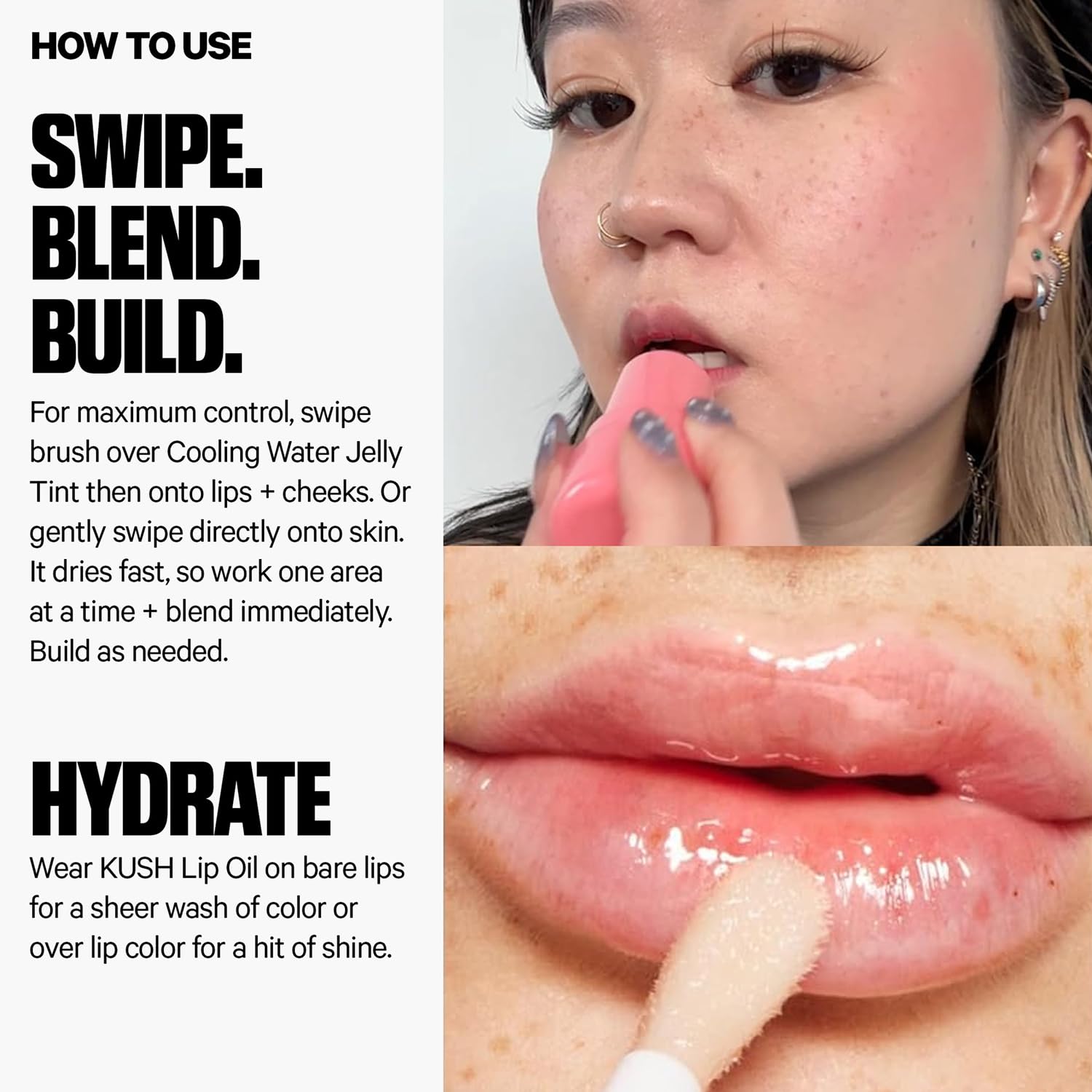 Milk Makeup hemp seed oil nourishes and soothes lip skin