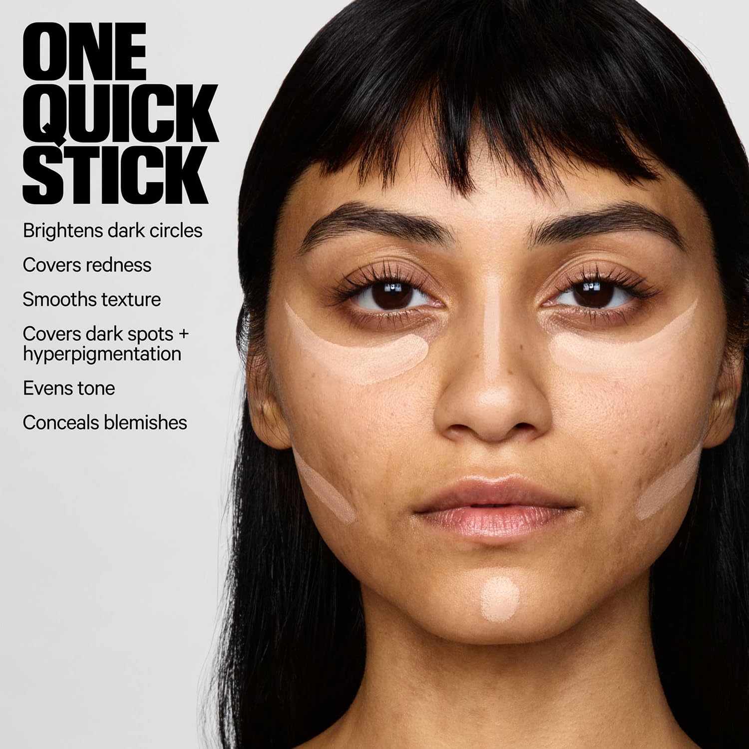 Milk Makeup Hydro Grip Concealer swatches reveal natural dewy finish