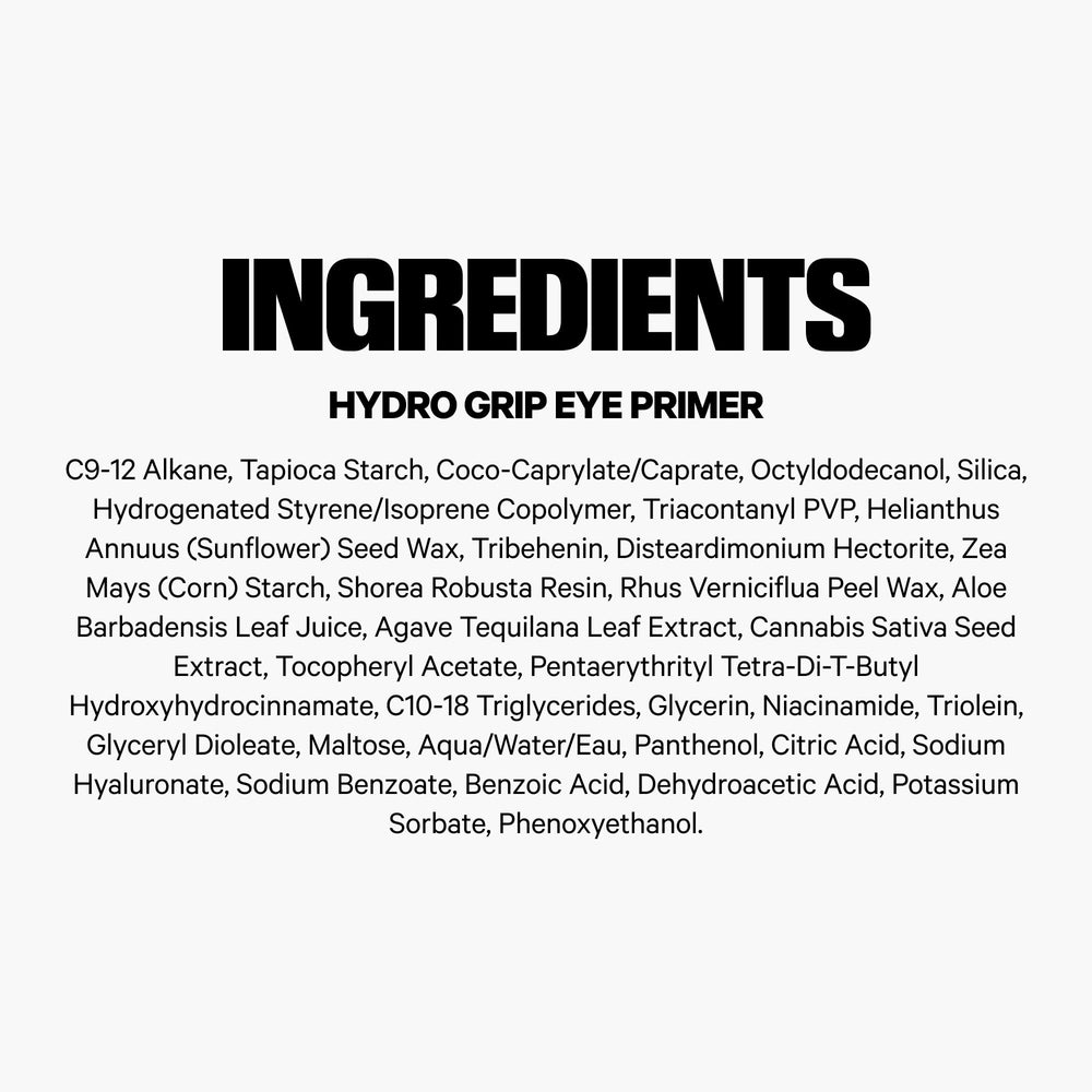 Milk Makeup Hydro Grip Eye Primer creates a clear base for eyeshadow and concealer