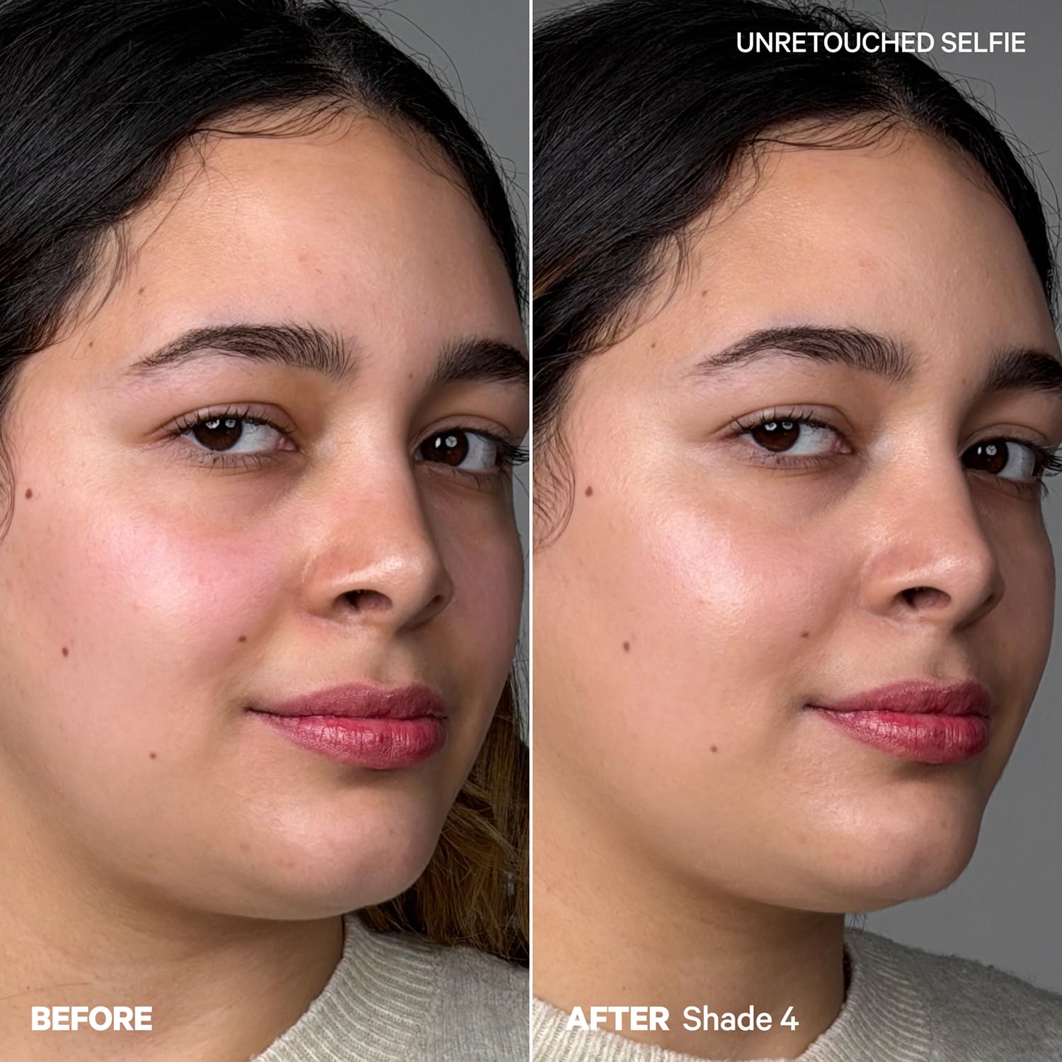 Milk Makeup Hydro Grip Gel Concealer blemish coverage test on skin