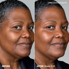 Milk Makeup concealer under-eye application with smooth blending