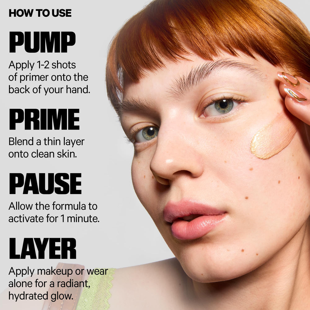 Blue Agave in Milk Makeup Hydro Grip + Glow Primer helps makeup grip