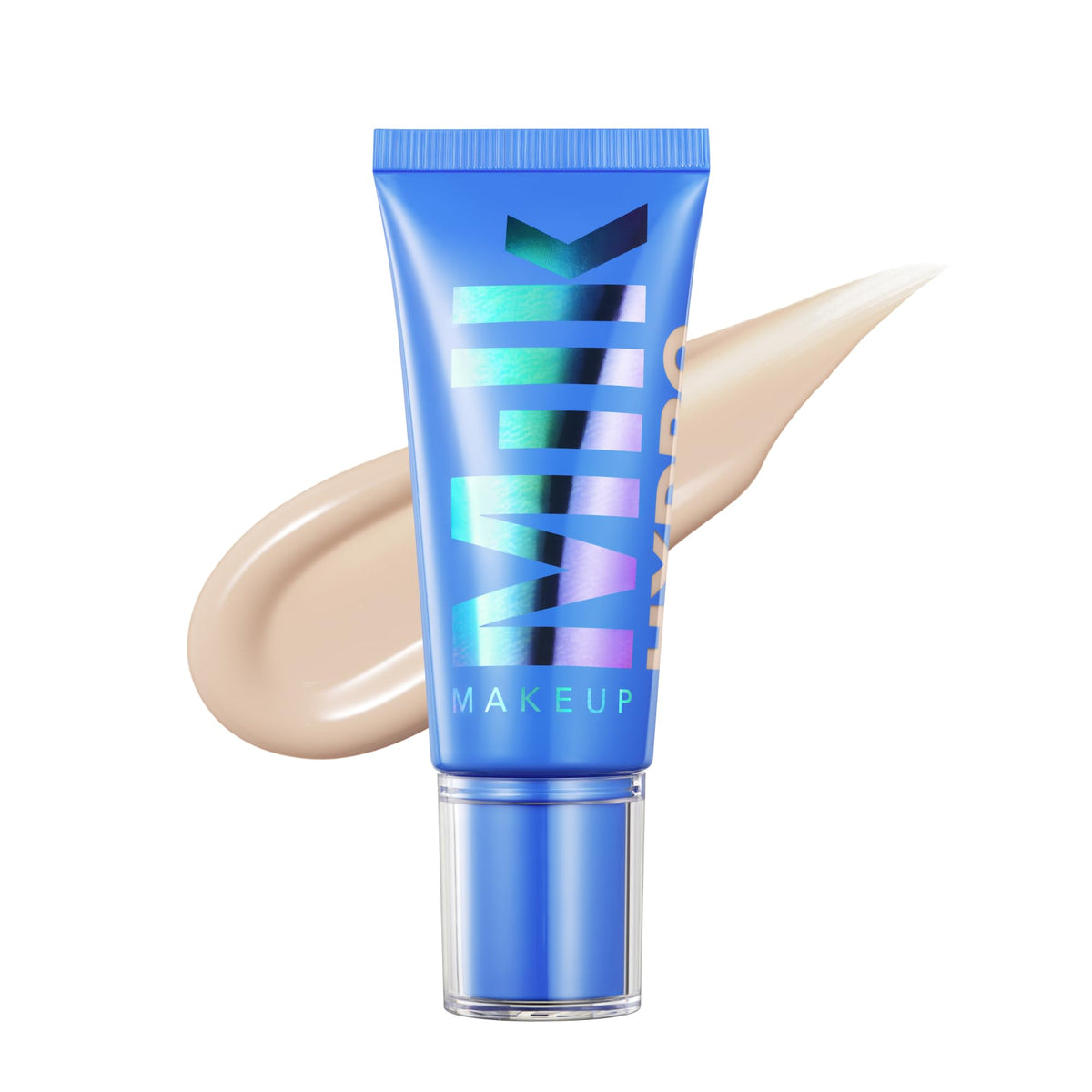 Milk Makeup Hydro Grip tint bottle close-up showing a dewy finish