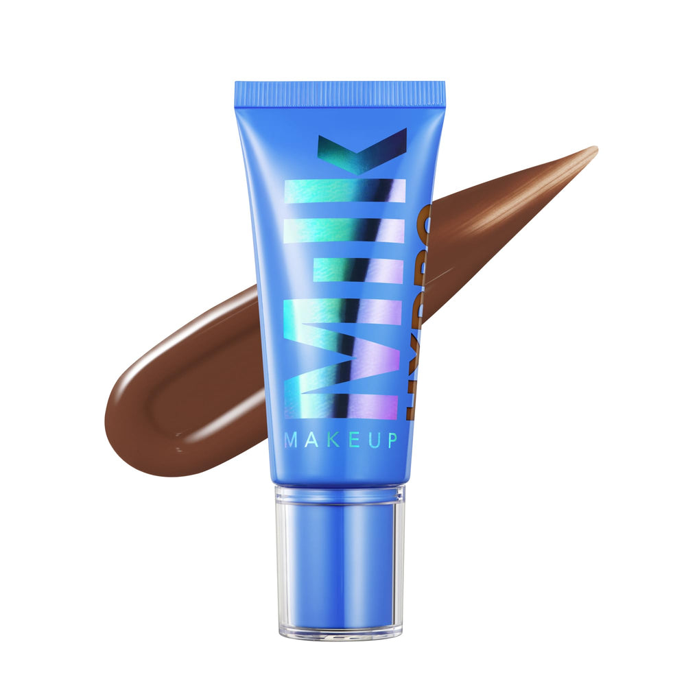 Milk Makeup Hydro Grip gel skin tint bottle for long lasting dewy finish.