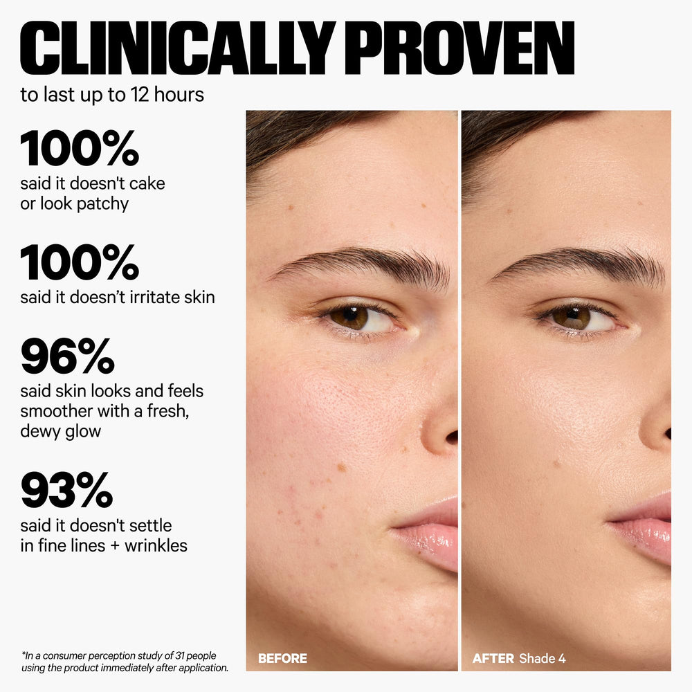 Milk Makeup Hydro Grip Skin Tint Hyaluronic Acid ingredient highlights hydration.