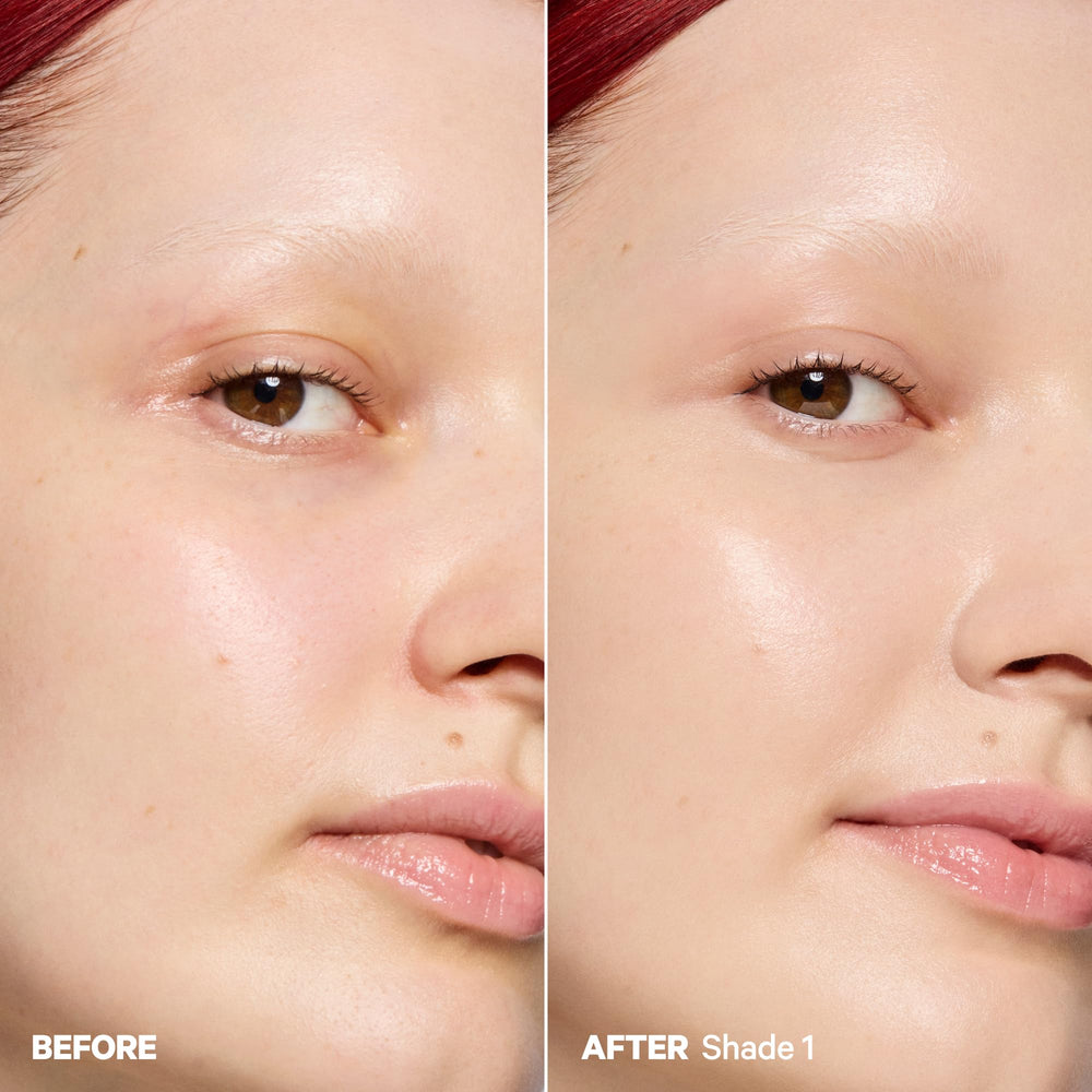Milk Makeup Hydro Grip tint applied on skin for a natural dewy look