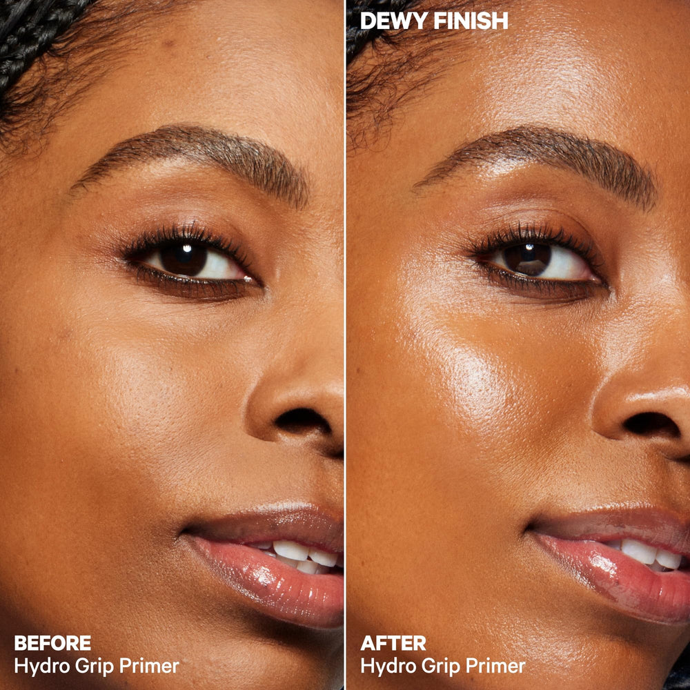 Milk Makeup Hydro Grip Primer aloe water locks in moisture for a dewy glow.
