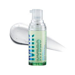 Milk Makeup Hydro Grip Primer bottle-front view showing clear, dewy texture