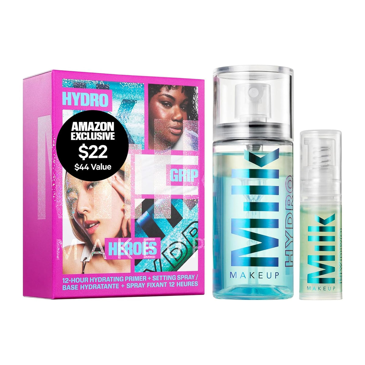 Milk Makeup Hydro Grip Primer mini bottle for long-lasting makeup hold.