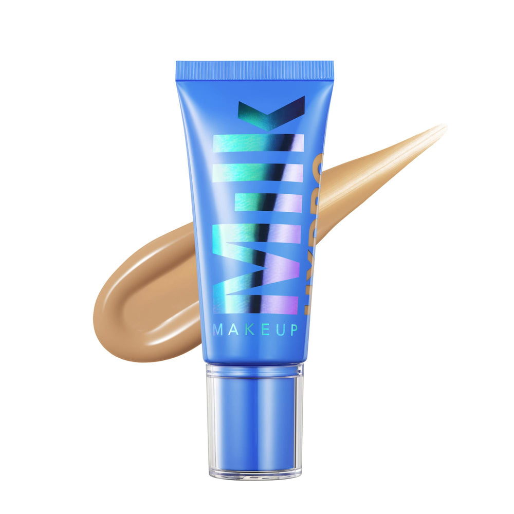 Milk Makeup Hydro Grip tint bottle close-up showing a dewy finish.