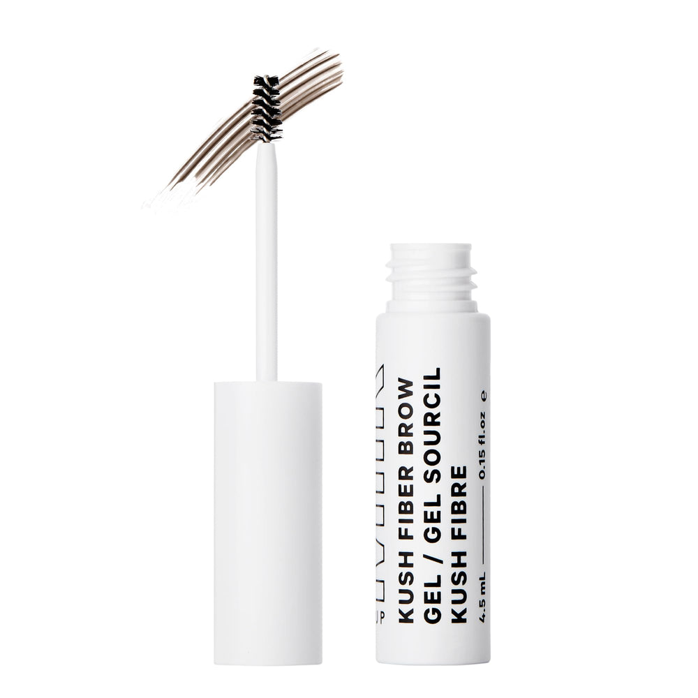Milk Makeup KUSH Fiber Brow Gel packaging highlights vegan branding