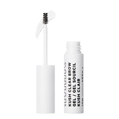 Milk Makeup KUSH Fiber Brow Gel tinted tube shows fluffy fibers for fuller brows.