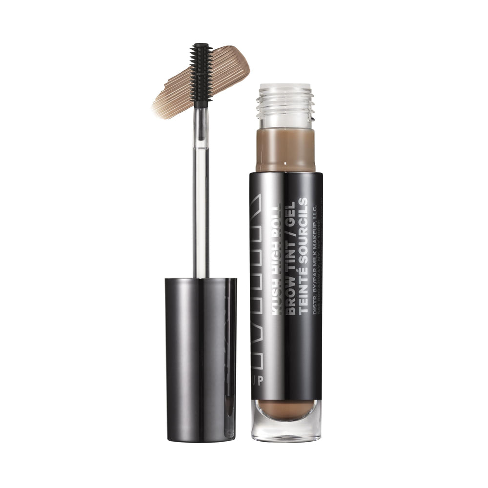Milk Makeup KUSH High Roll Brow Tint application brush defines brows with precision.