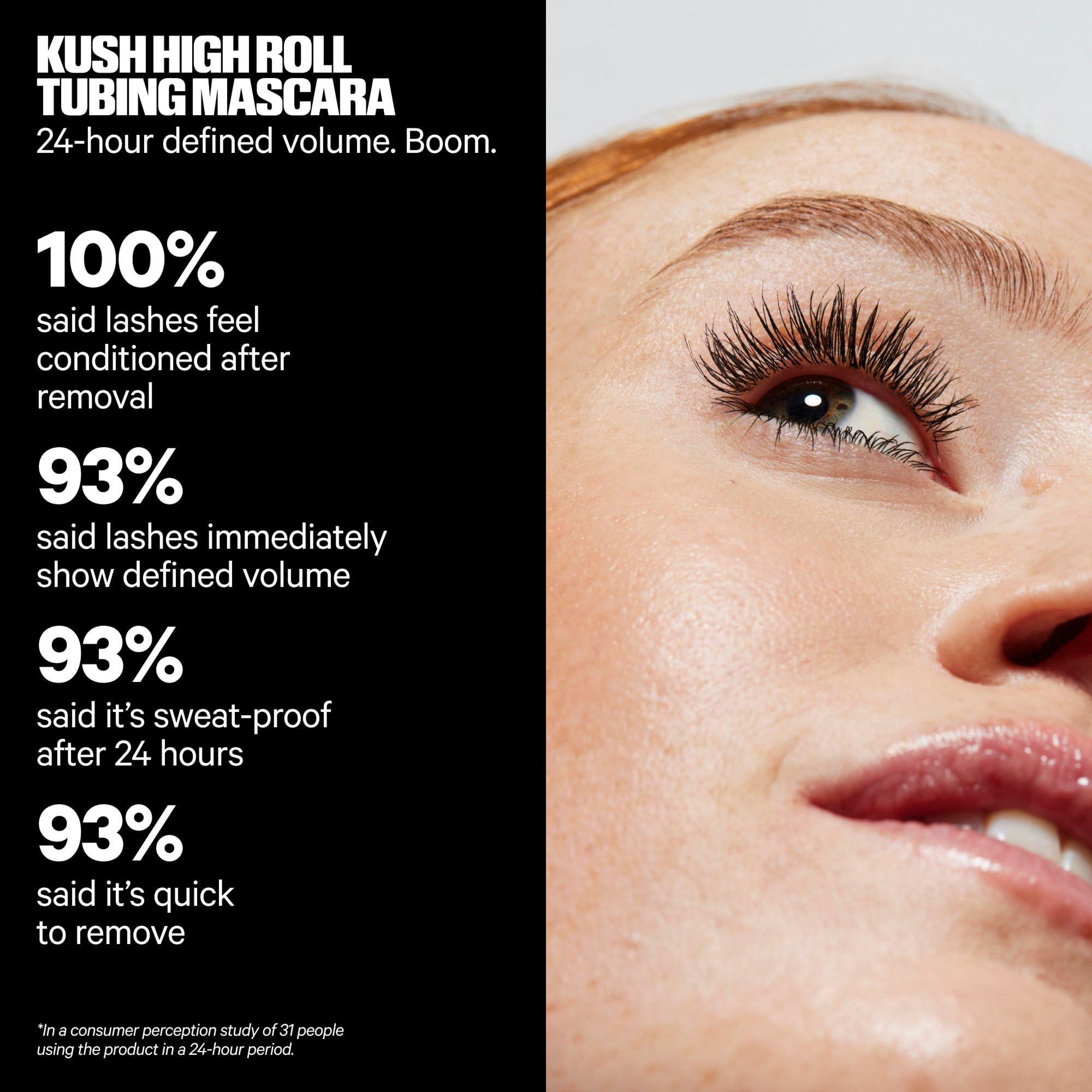 Milk Makeup KUSH High Roll Mascara bottom lashes enhancement