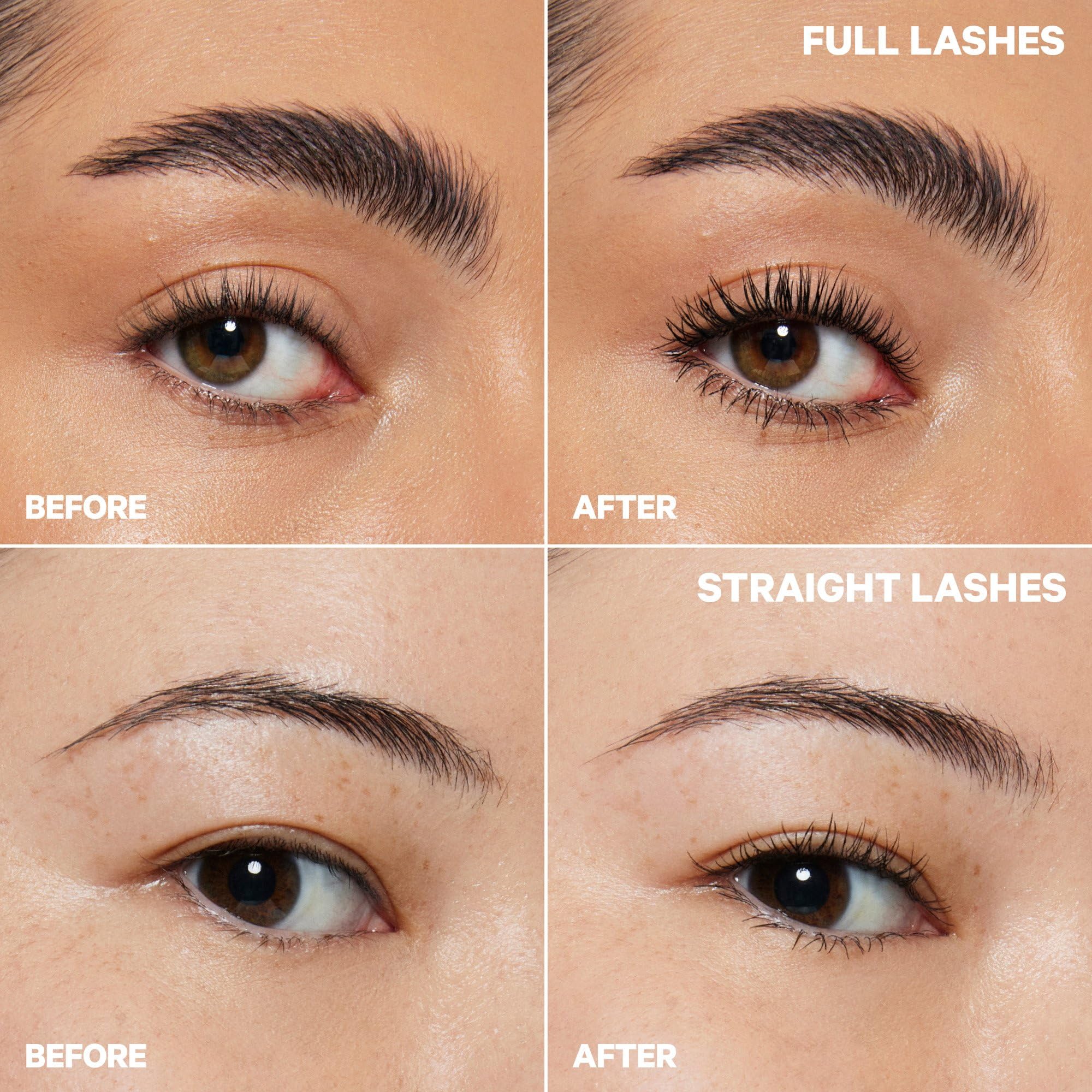 Milk Makeup KUSH High Roll Mascara removal with warm water demonstration