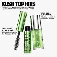 Milk Makeup Kush Top Hits Duo lip oil bottle with clear gloss