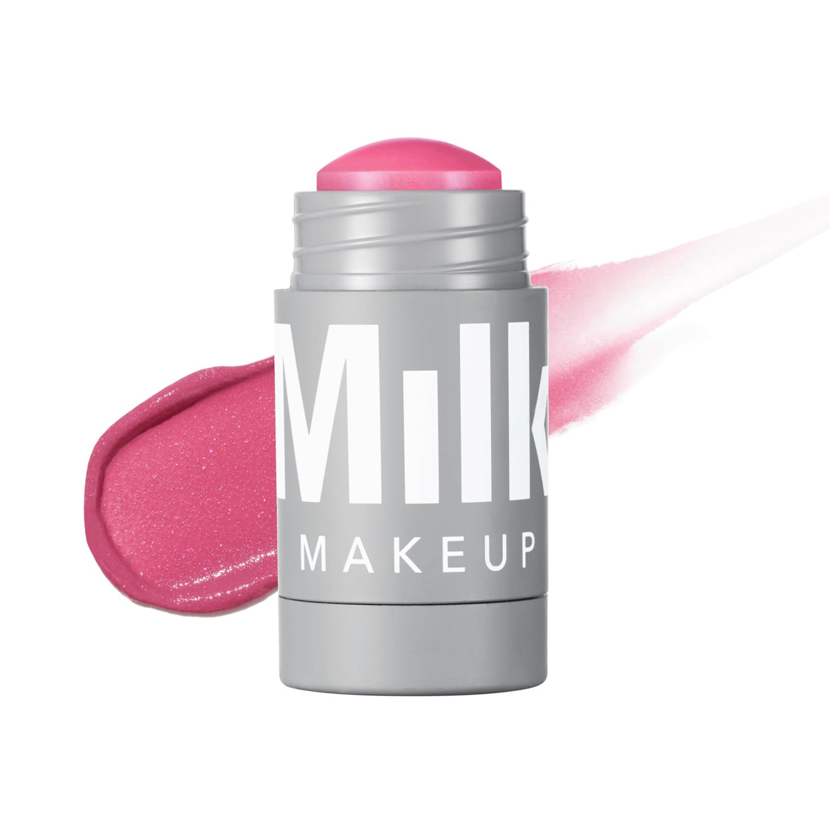 Milk Makeup Lip + Cheek Stick Rally swirl for versatile color.