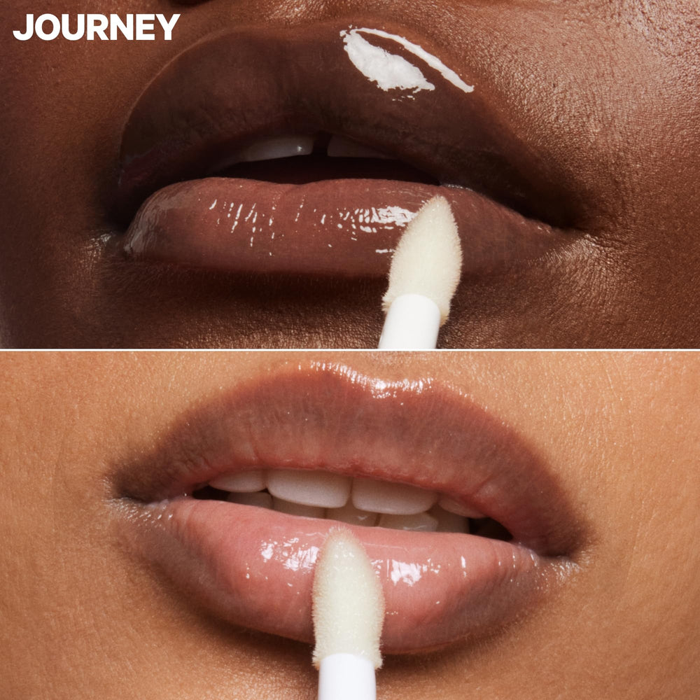 Milk Makeup Odyssey Lip Gloss 90% natural formula emphasized on packaging