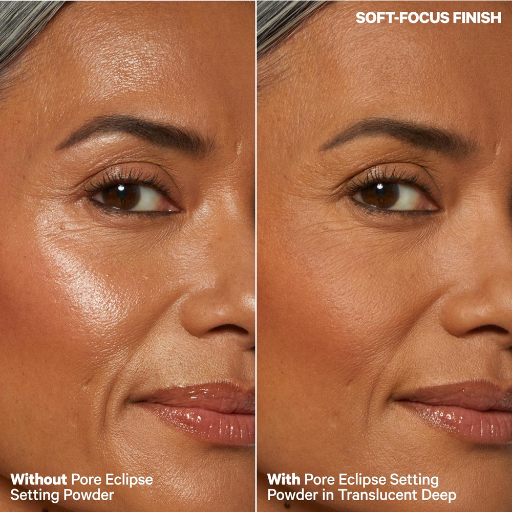 Milk Makeup Pore Eclipse close-up of blurring microspheres on skin
