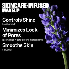 Milk Makeup Pore Eclipse powder swirled with brush for long-lasting makeup setting.