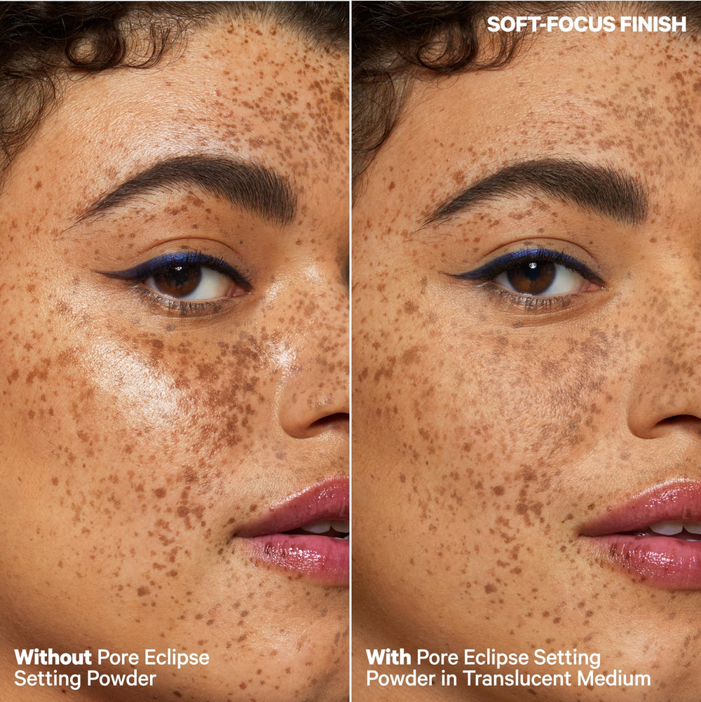 Milk Makeup Pore Eclipse Matte Finish without white cast on all skin tones.
