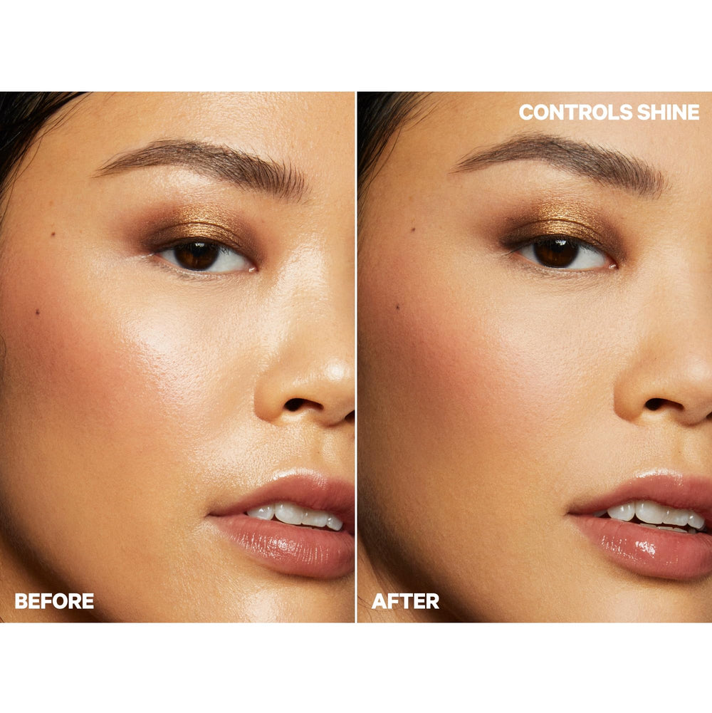 Milk Makeup Pore Eclipse finish look after misting for a soft matte look