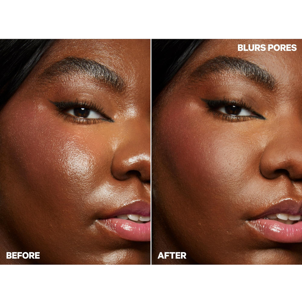 Milk Makeup Pore Eclipse skin after use with smooth matte finish