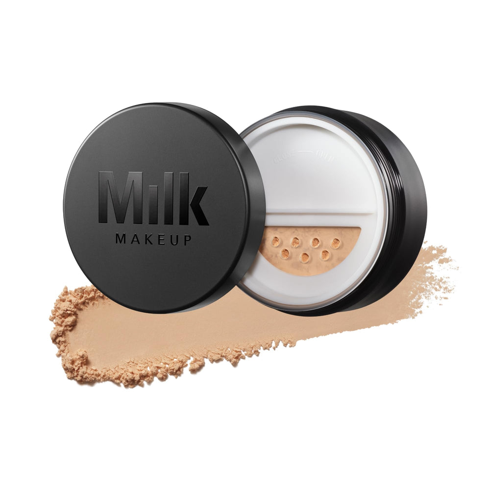 Milk Makeup Pore Eclipse Powder compact delivers a silky matte finish with controlled shine.