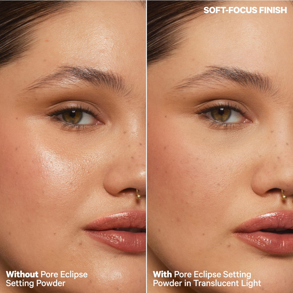 Milk Makeup Pore Eclipse mess-free sifter enables easy powder access.