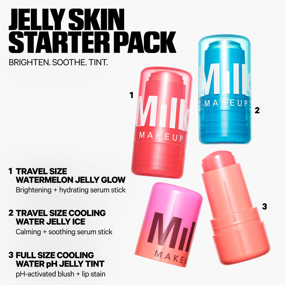 Milk Makeup Watermelon Jelly Glow serum bottle hydrates and brightens the complexion